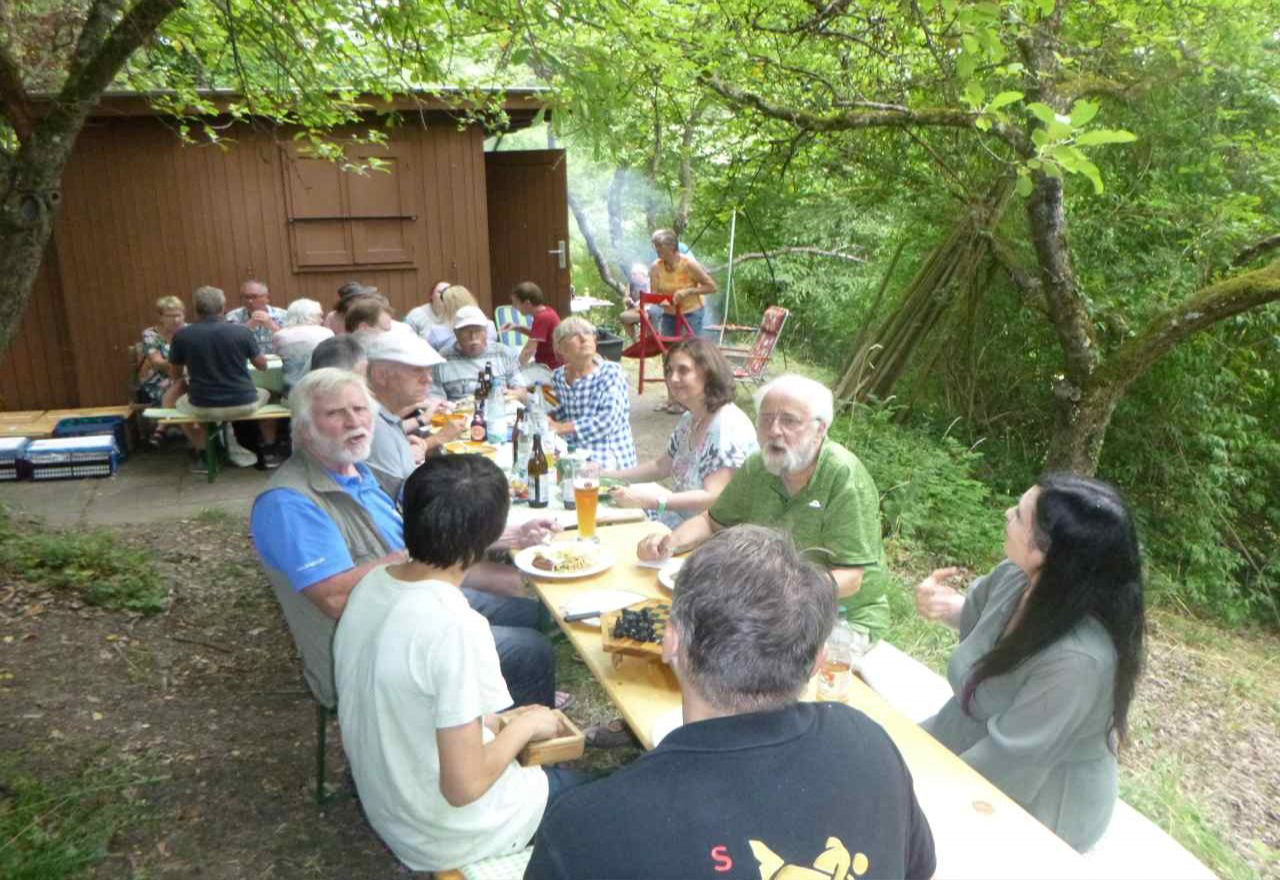 Naturkundliche Wanderung am 15.07.2023 in Breuningsweiler und Sommerfest an der NABU-Hütte