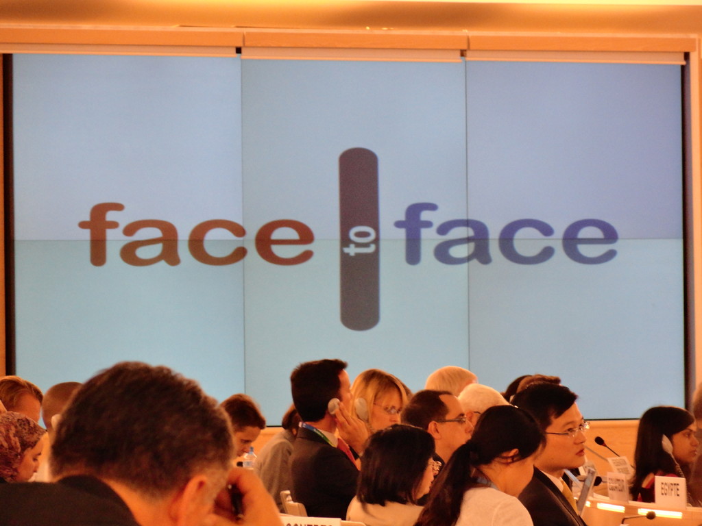 Face to face debate - Palais des Nations - Salle XX
