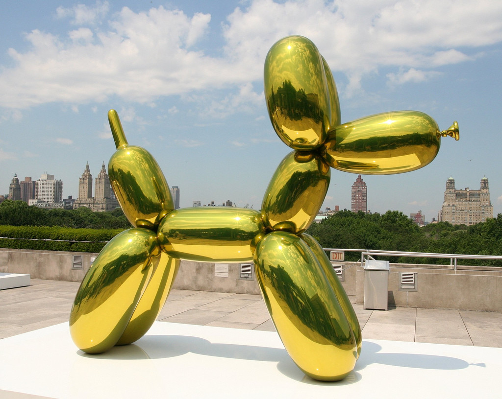 'Balloon Dog' von Jeff Koons