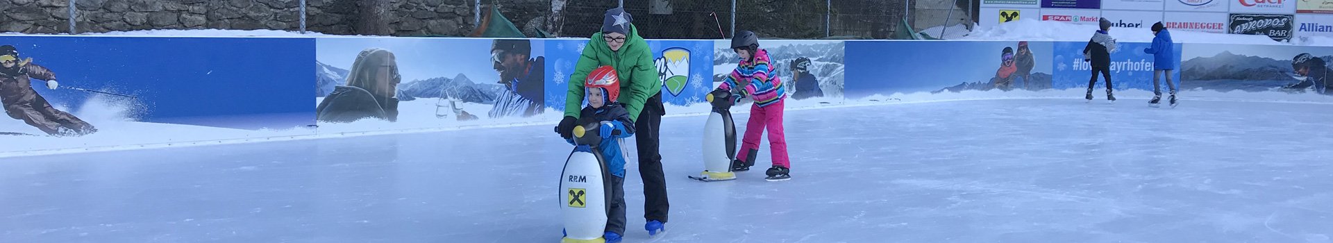 Eislaufen in Mayrhofen oder Zell am Ziller