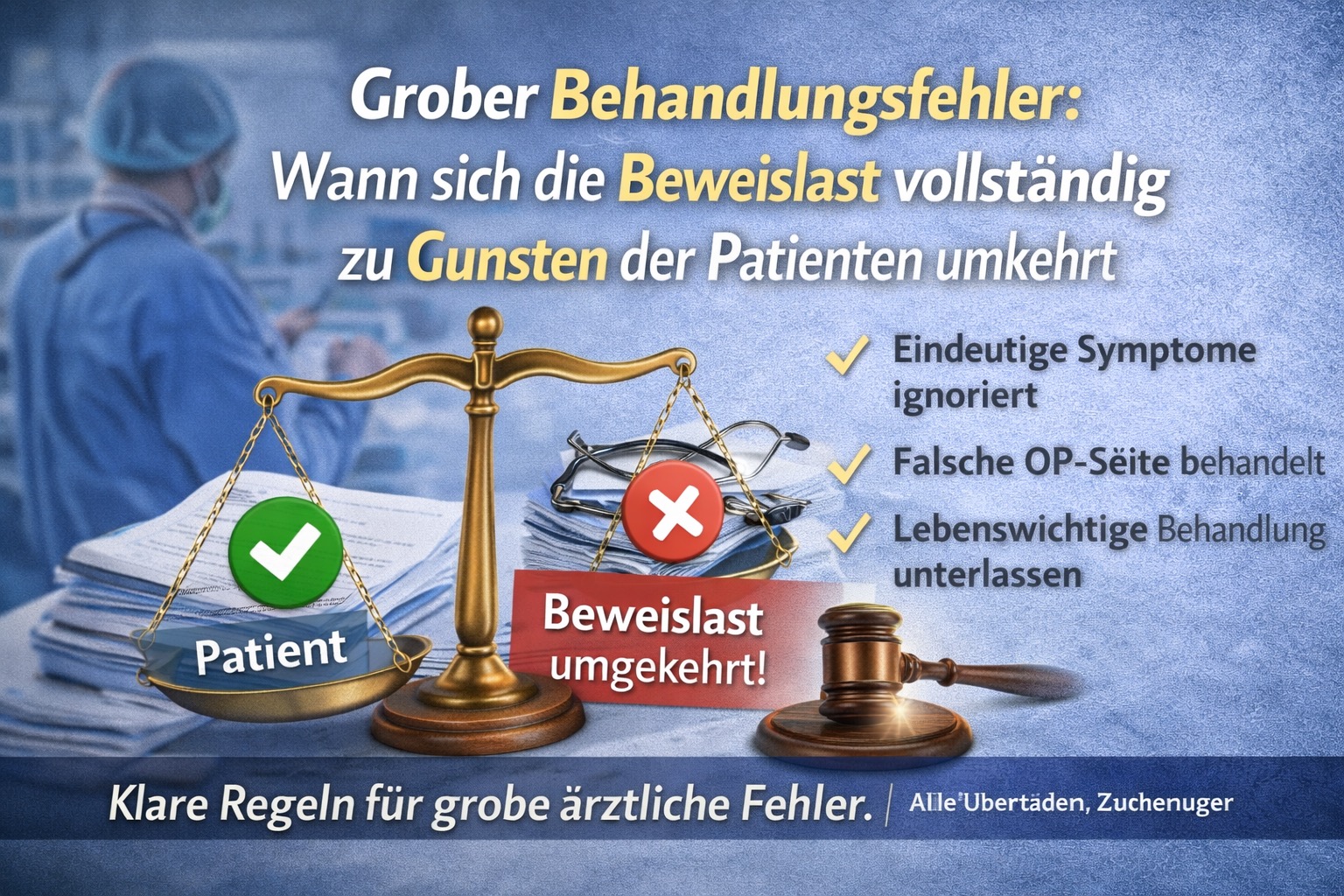 Grober Behandlungsfehler
