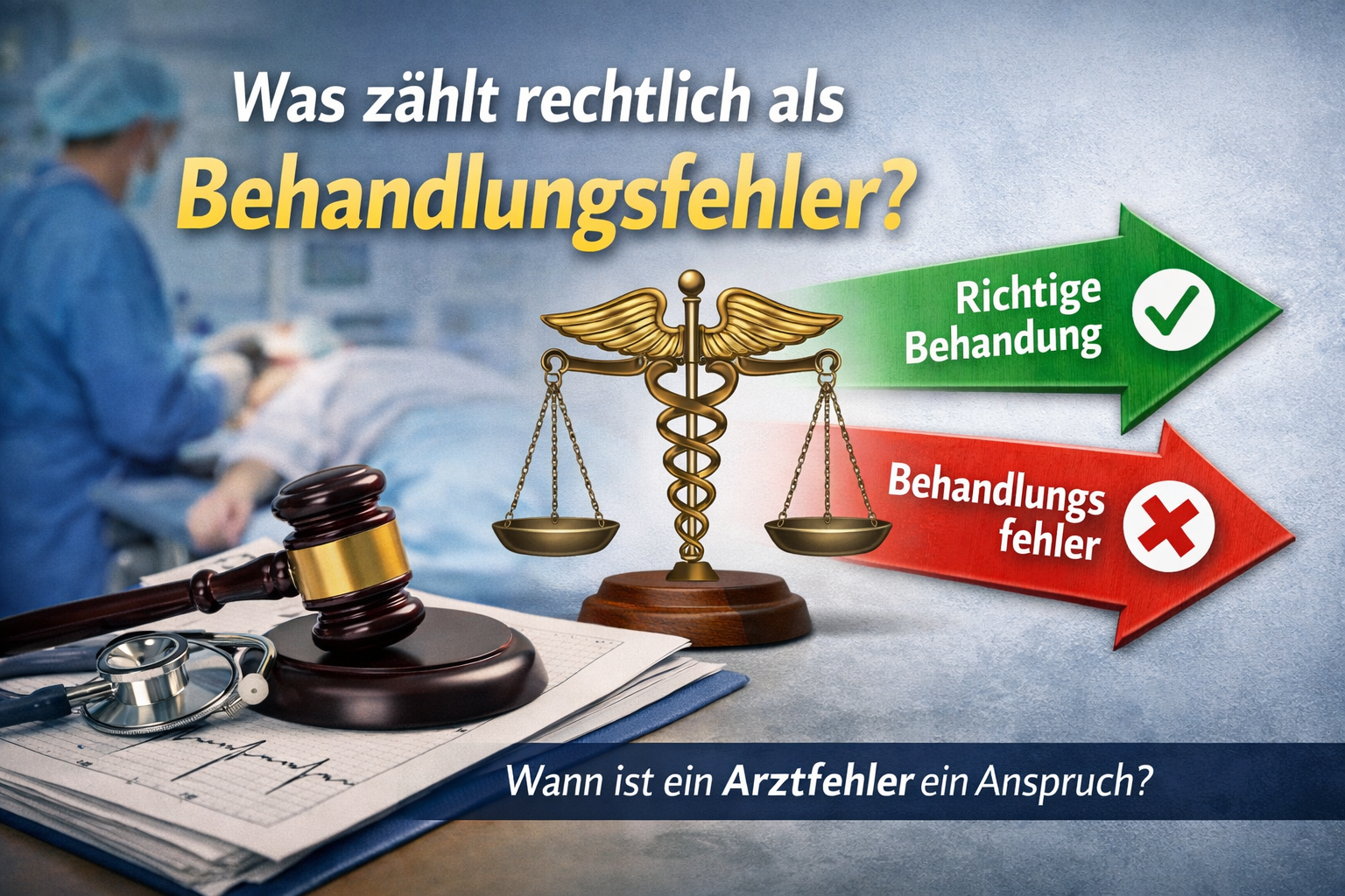 Arzthaftung: Behandlungsfehler erkennen und Schadensersatz durchsetzen