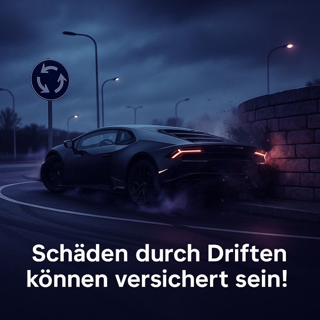 Ist Driften in der Vollkasko versichert?