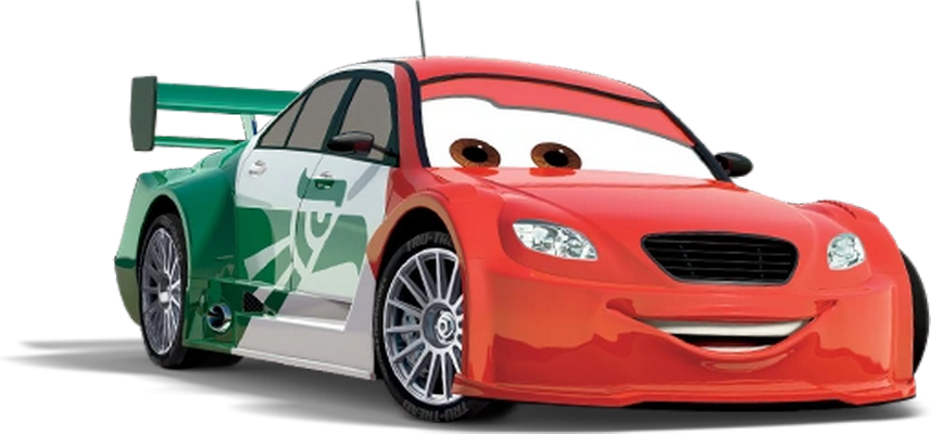 voiture de course [Cars] - transport - sciences et techniques - smiley émoticône émoji cartoon clipart illustration - artémotic