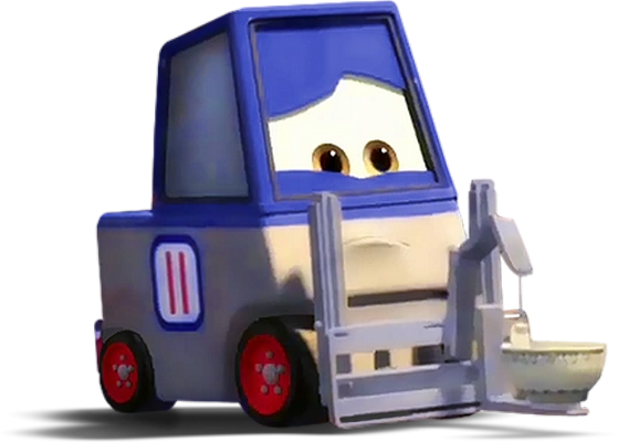 chariot élévateur [Planes] - transport - sciences et techniques - smiley émoticône émoji cartoon clipart illustration - artémotic