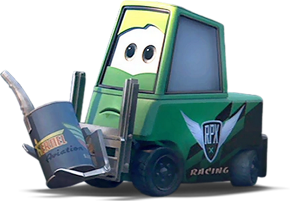 chariot élévateur [Planes] - transport - sciences et techniques - smiley émoticône émoji cartoon clipart illustration - artémotic