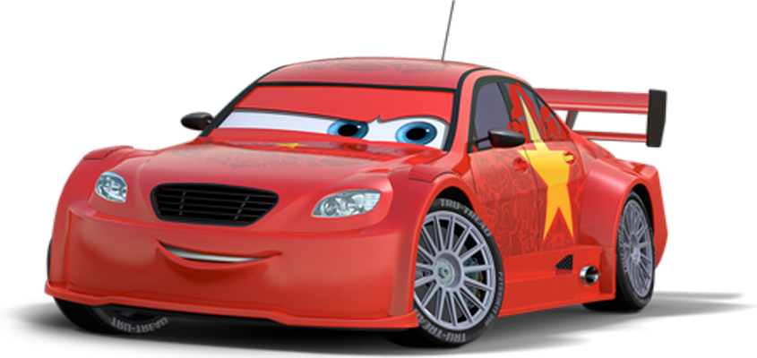 voiture de course [Cars] - transport - sciences et techniques - smiley émoticône émoji cartoon clipart illustration - artémotic