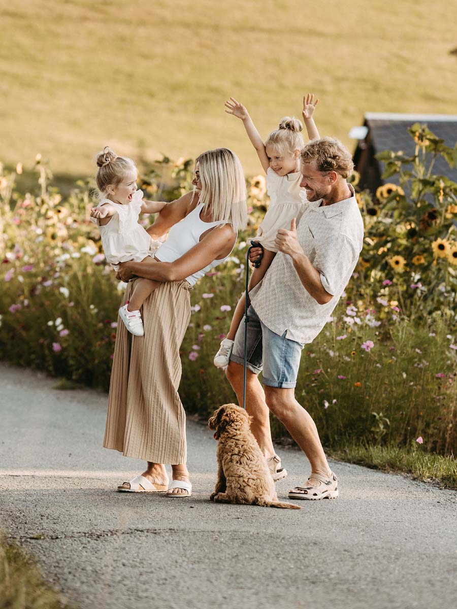 lustige familienfotos, fotostudio lichtecht