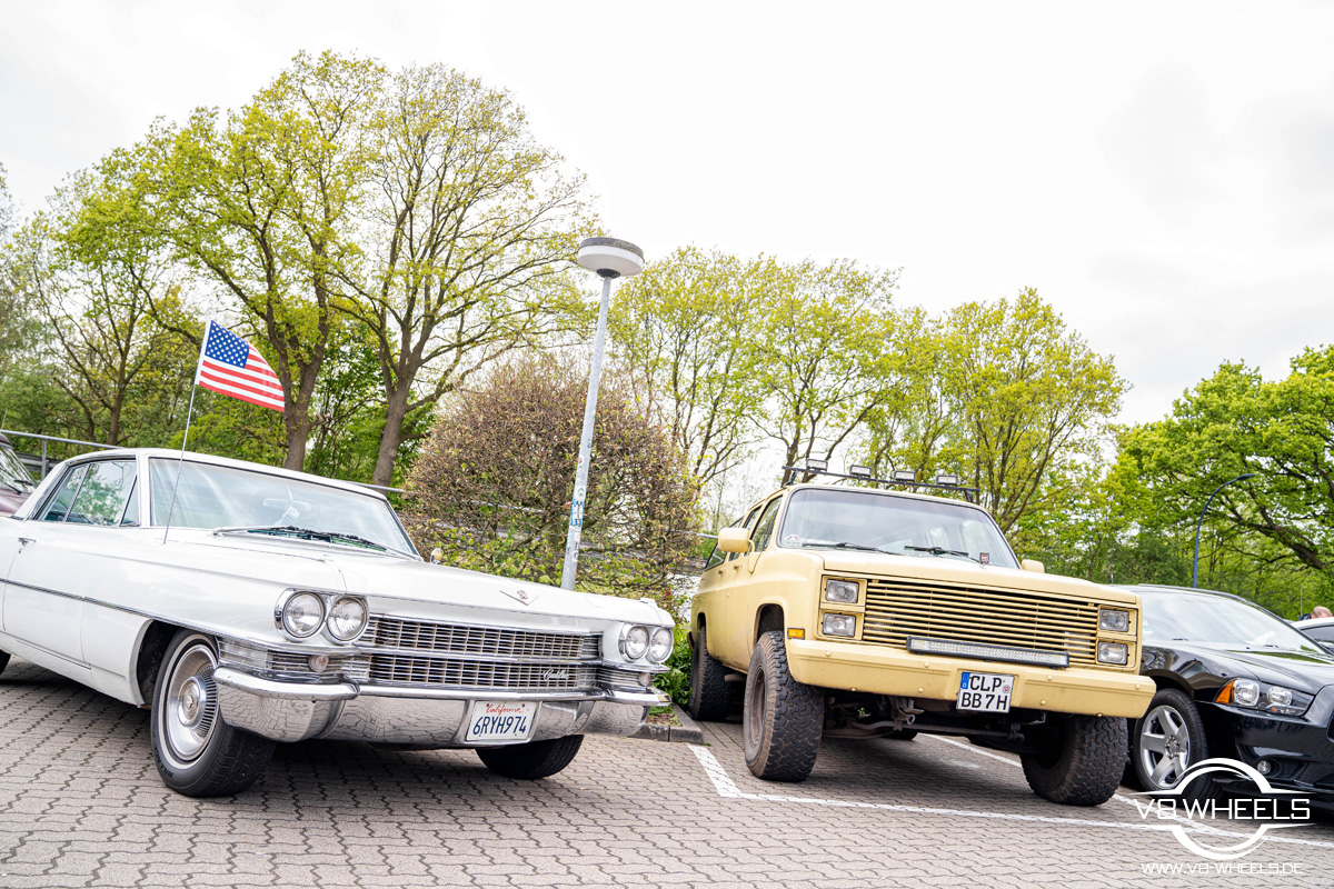 Monatliches US Car Treffen Daisy's Diner Oyten Mai 2023 V8 Wheels