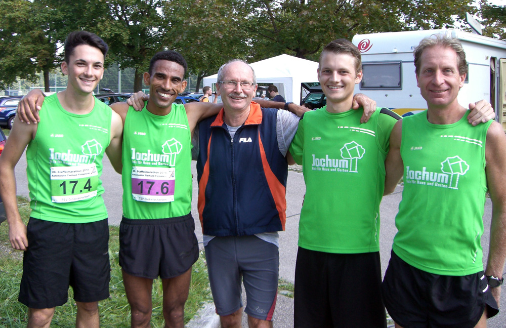 Männerteam beim Staffelmarathon 2014