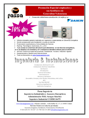 Promoción DAIKIN 10% dto 