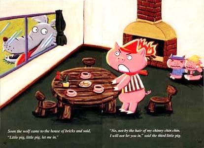 ECC教育研究所 教材「STORY BOOK」The Three Little Pigs 三匹のこぶた 2001