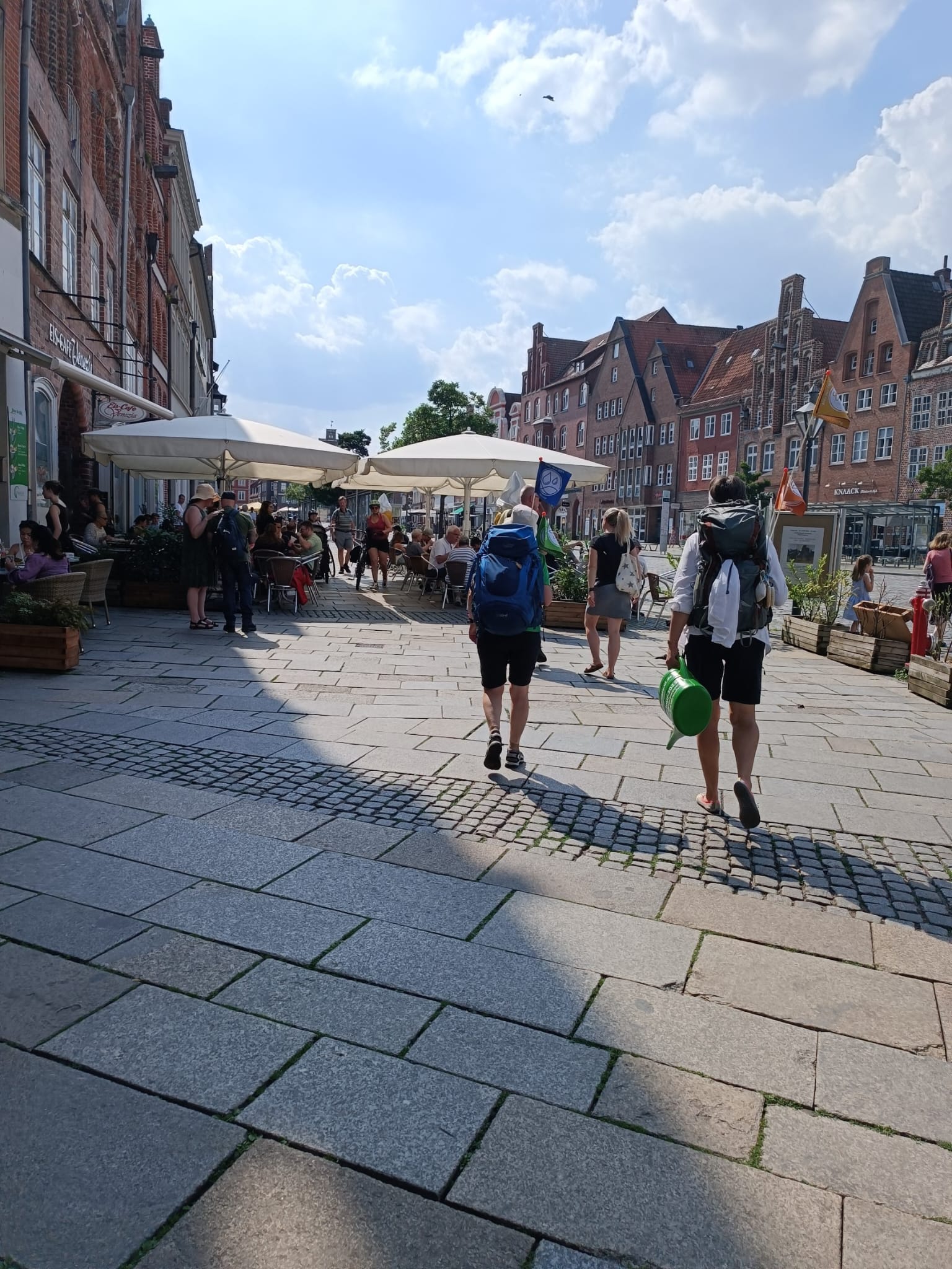 Ankunft in Lüneburg