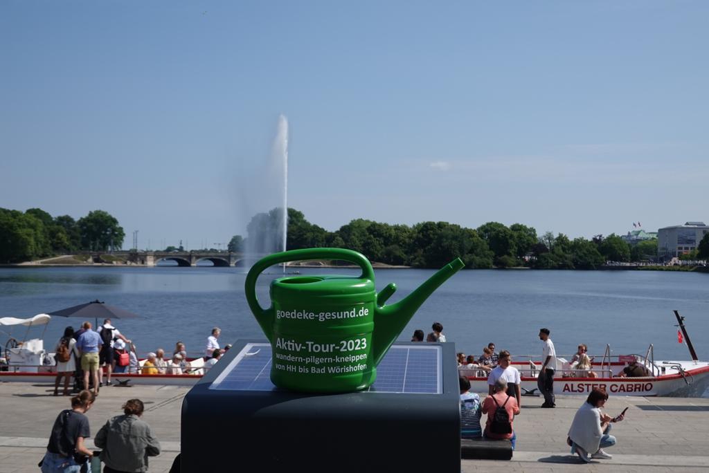 Blick auf die Binnenalster