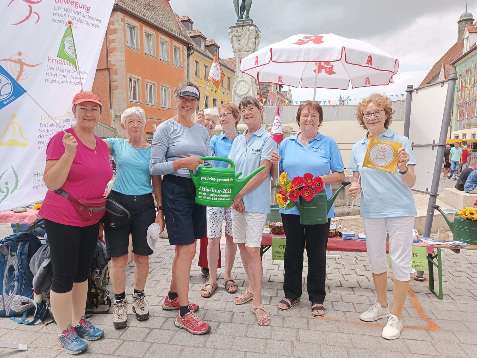 Tag 23 - Gesundheit für alle - auf dem Altstadtfest in Weißenburg