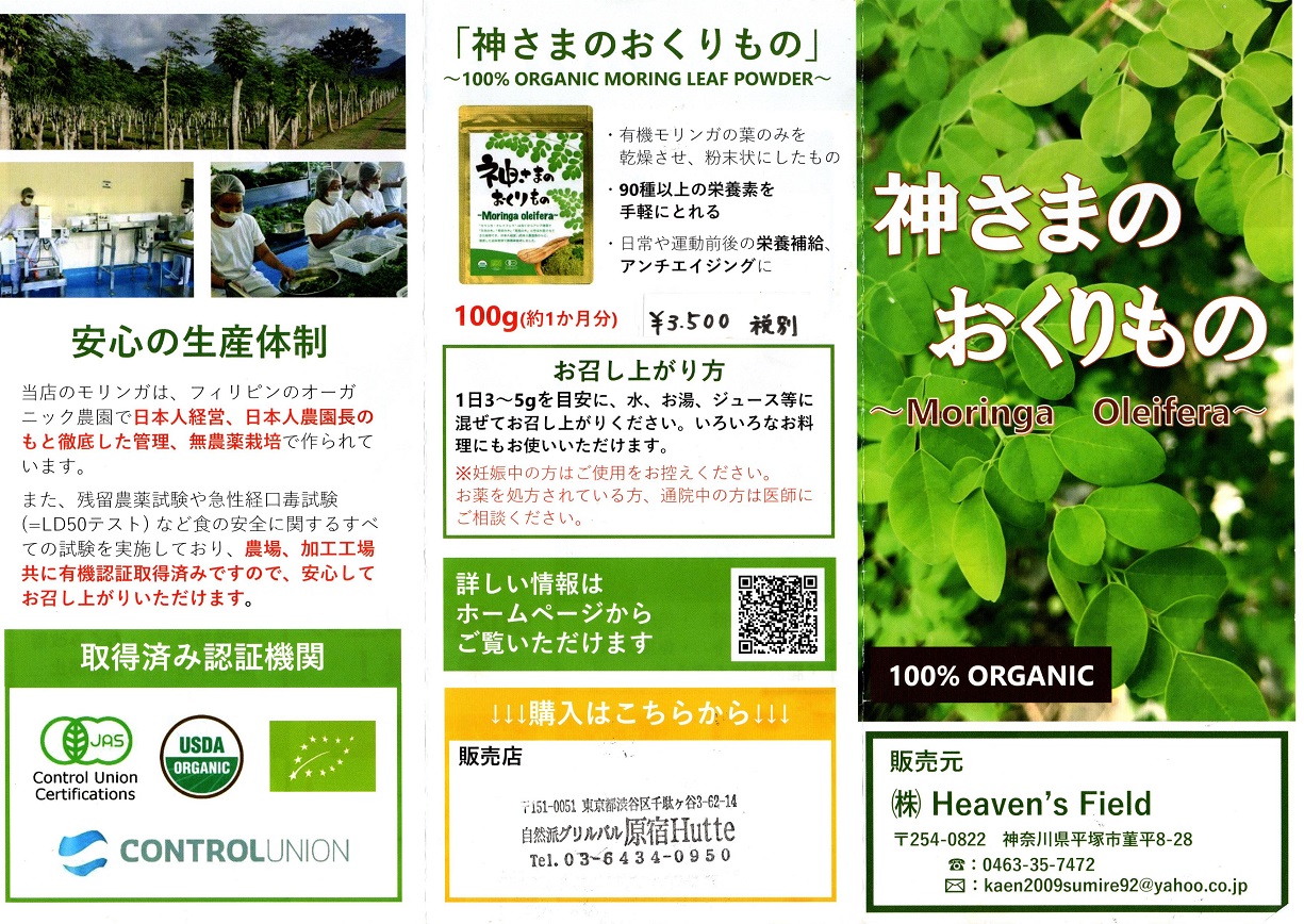 生命の木 モリンガ Lobo For Good Life 生命の木 モリンガ Lobo For Good Life