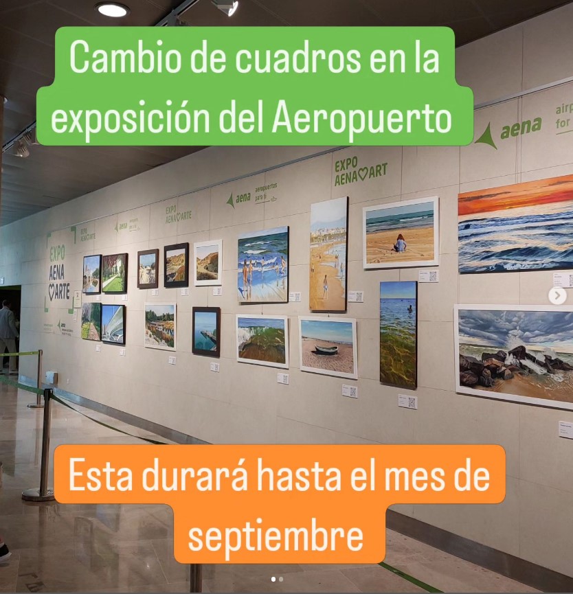 2ª exposición en el aeropuerto de Valencia