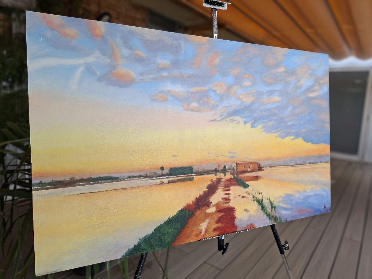 Vista izquierda del cuadro -La Perelloná – Joaquín Pardo