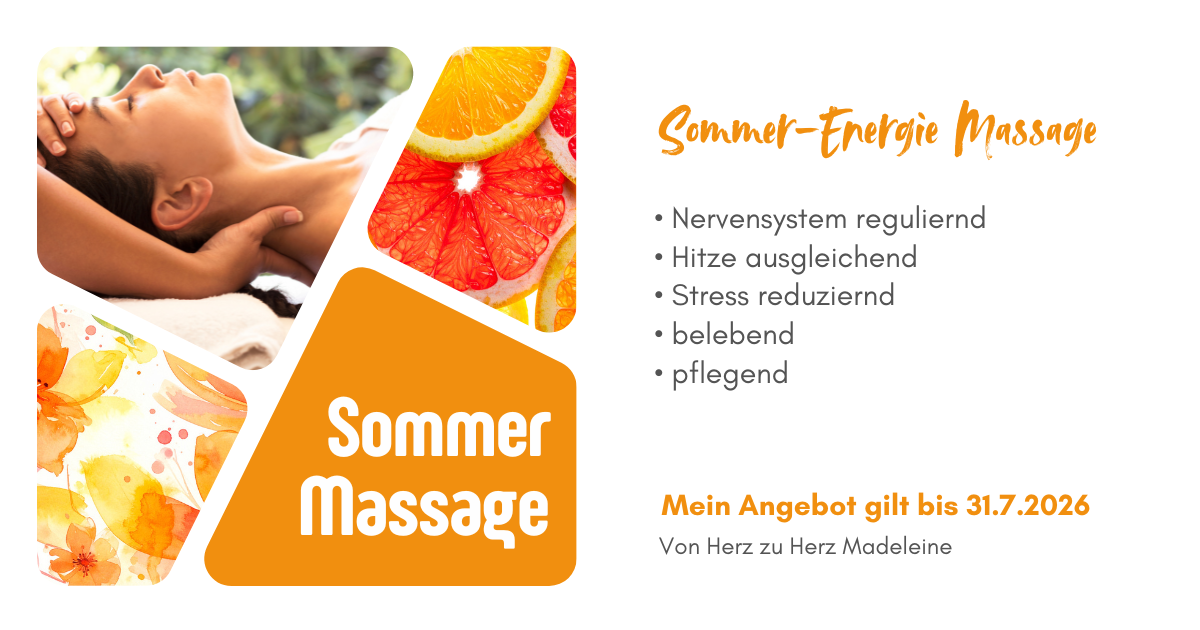 Sommerzeit-Massageangebot