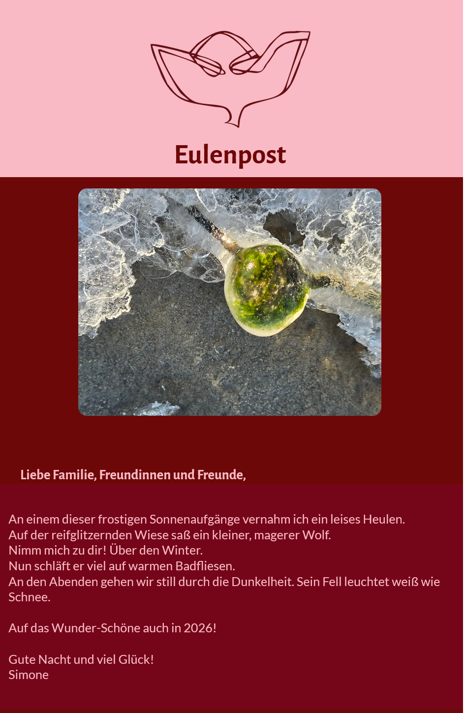 Eulenpost zwischen den Zeiten