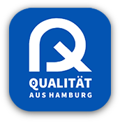 Logo: QUALITÄT Elektrotechnik aus Hamburg – LED-Beleuchtung, Videoüberwachung, Leuchtreklame