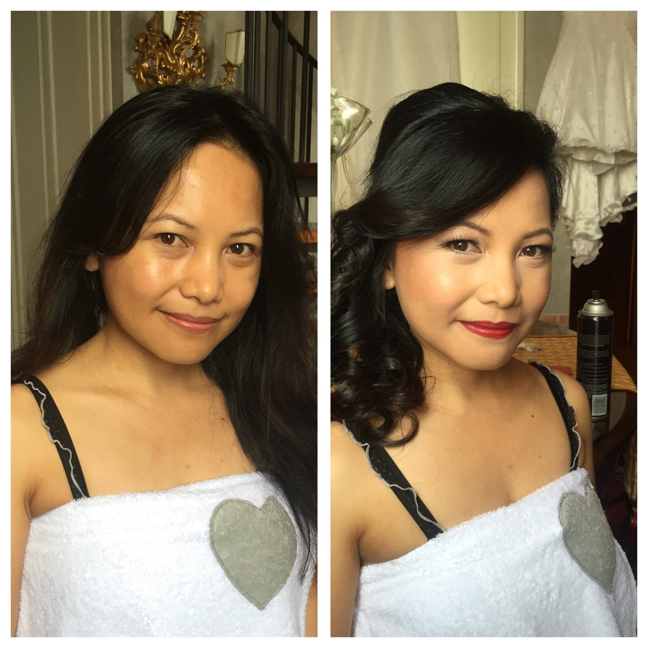 Before and after makeup artist Venice, Verona Makeup Artist and