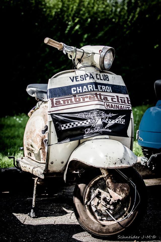 2017 Rallye National Vespa Club Charleroi Lambretta Club Hainaut