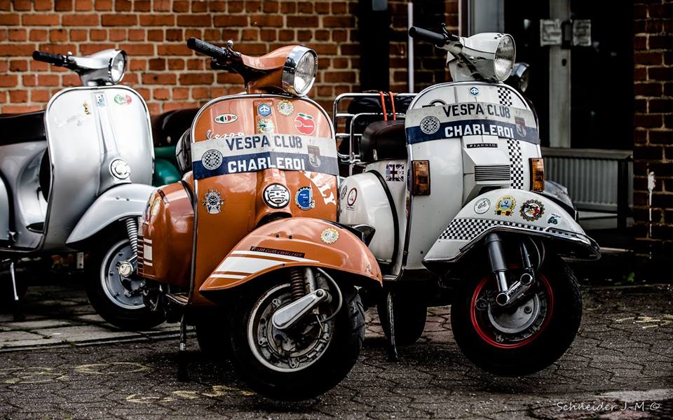 2017 Rallye National Vespa Club Charleroi Lambretta Club Hainaut