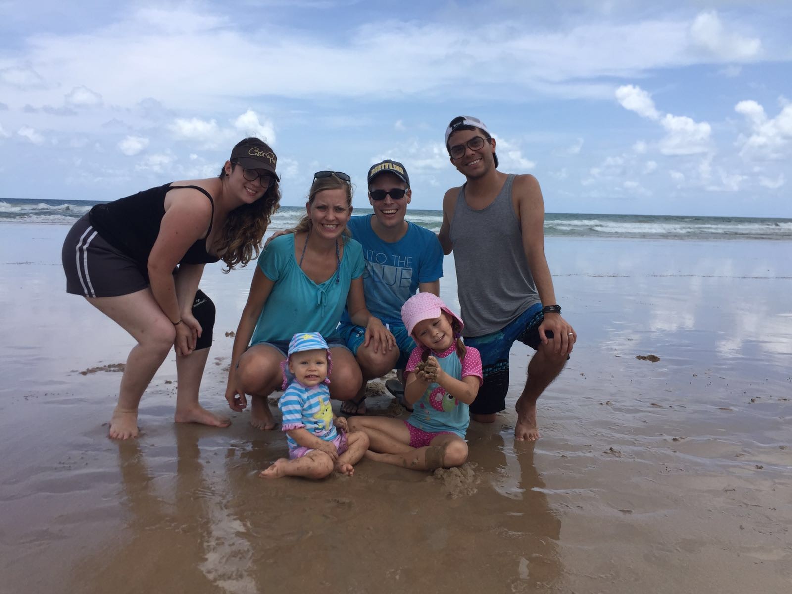 Ausflug ans Meer mit dem Studenten-Ehepaar Robin & Laura aus Costa Rica