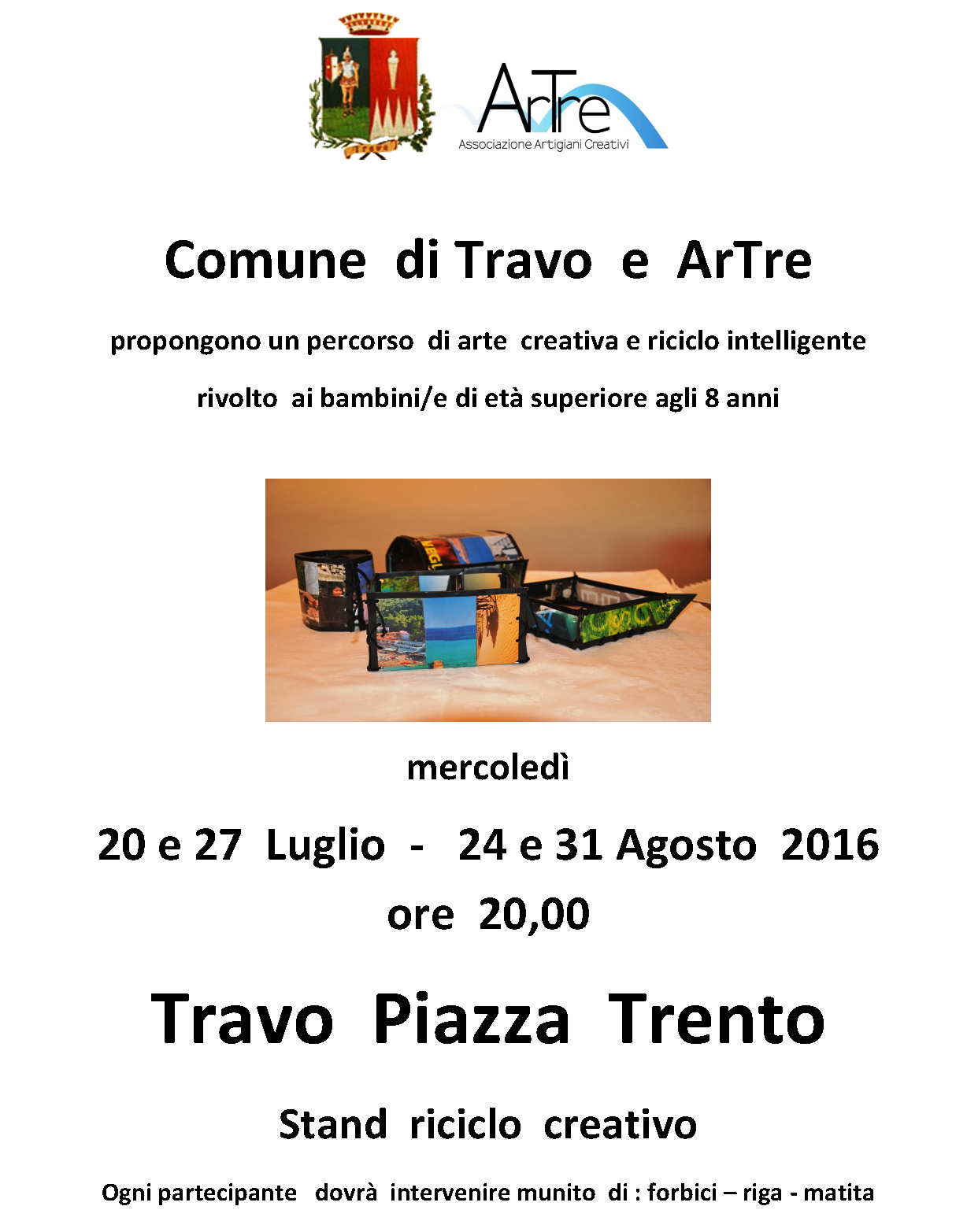 gli "Artigiani Creativi" di ArTre a Travo per "Travo Vintage"