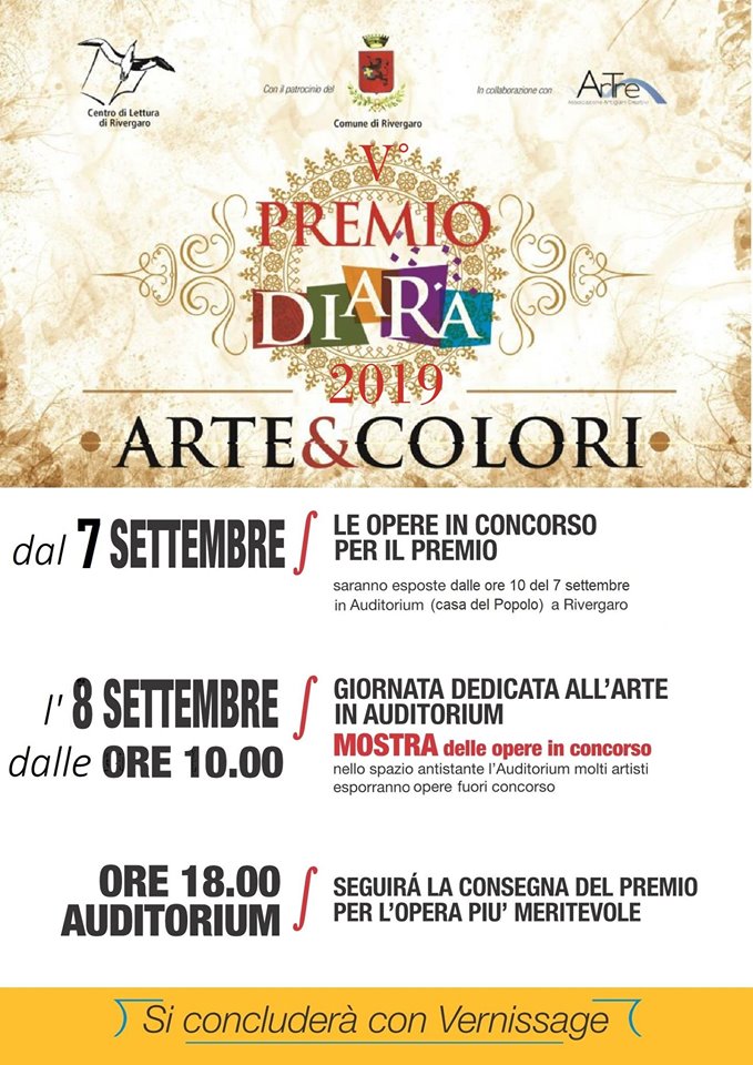 Rivergaro: Premio Diara Arte & Colori V ed 2019