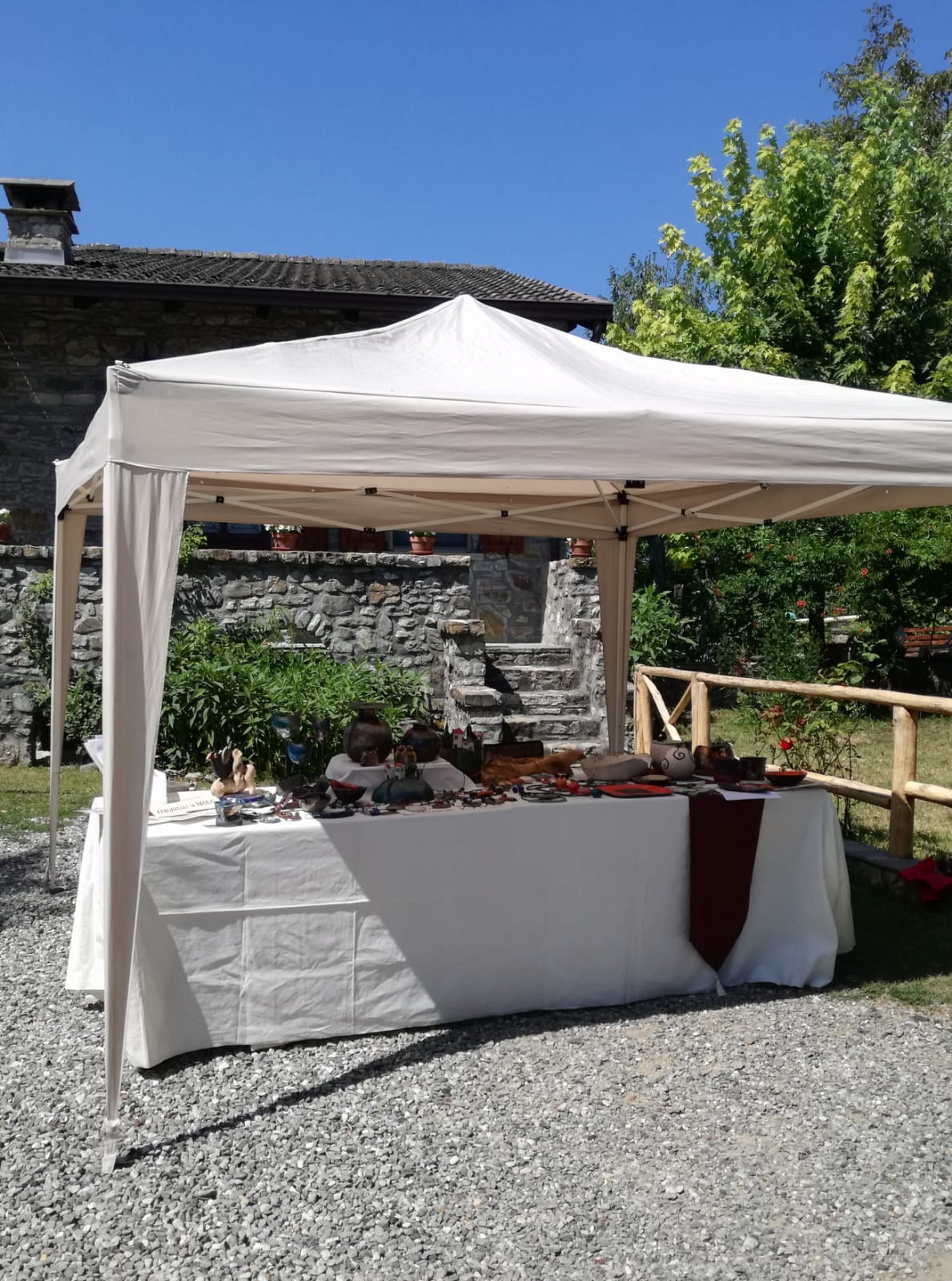 "Artigiani Creativi" di ArTre   4 agosto 2019   Brugnello di Marsaglia (PC) - mercatino di artigianato locale