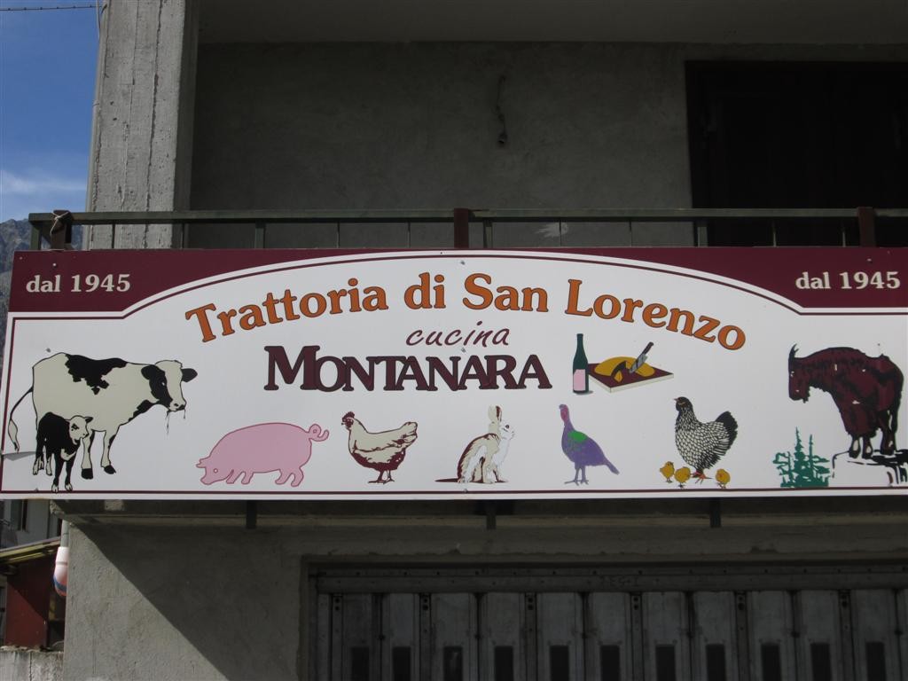 Une adresse à retenir, la Tratoria de San Lorenzo pour un repas mémorable !