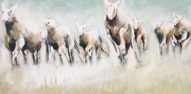 Schafsgallopp, 100/50 cm, 2007 *