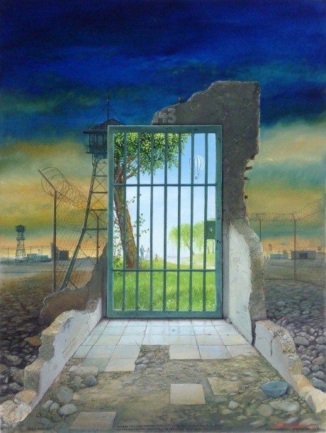 3. Platz Österreich, Justitzanstalt Eisenstadt, „Freie Aussicht“, Öl auf Holz 60x80 cm