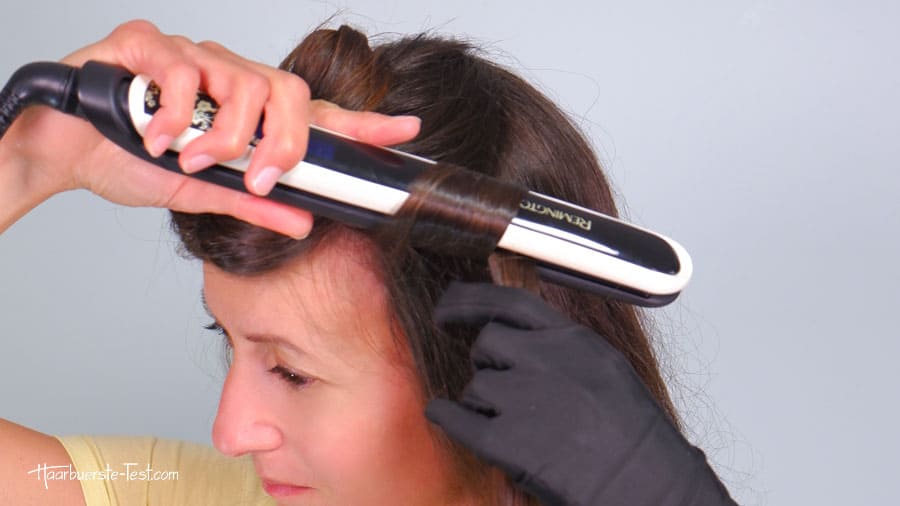 beach waves mit glaetteisen