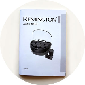 Remington Jumbo Lockenwickler Bedienungsanleitung