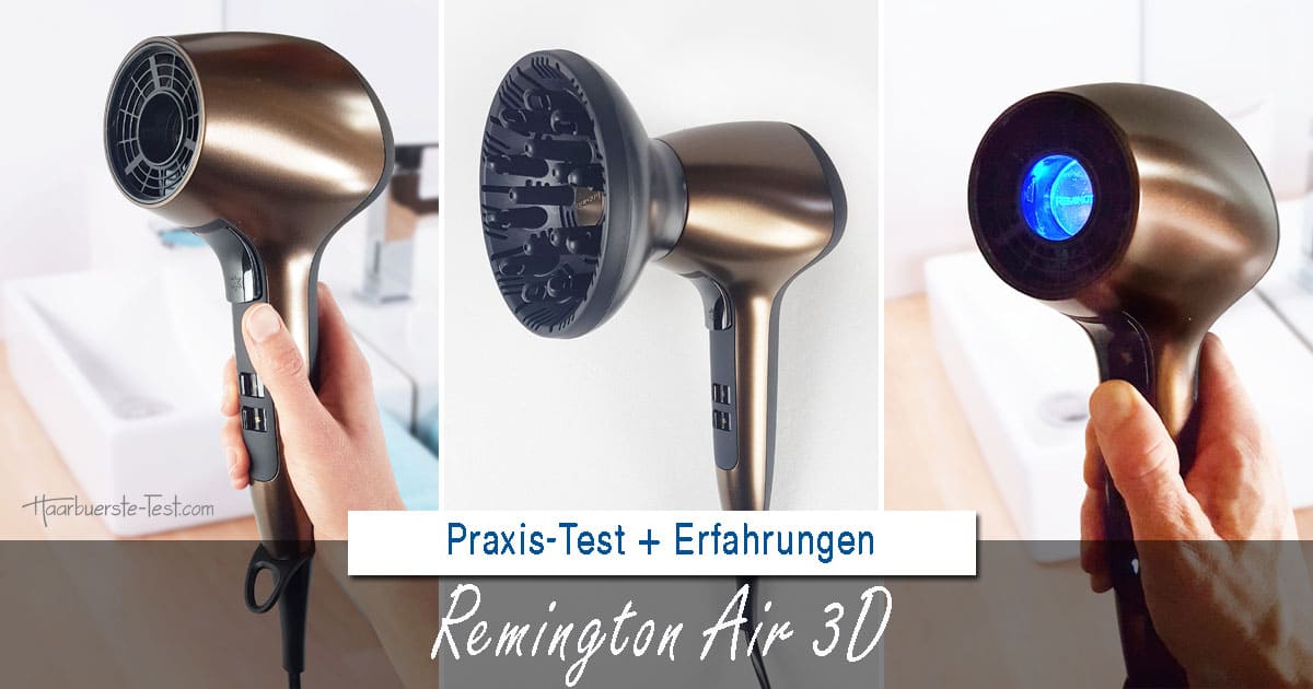 Remington D7777 Air3D Haartrockner Test - Der Hingucker-Föhn ..............  - Praxis Tests!