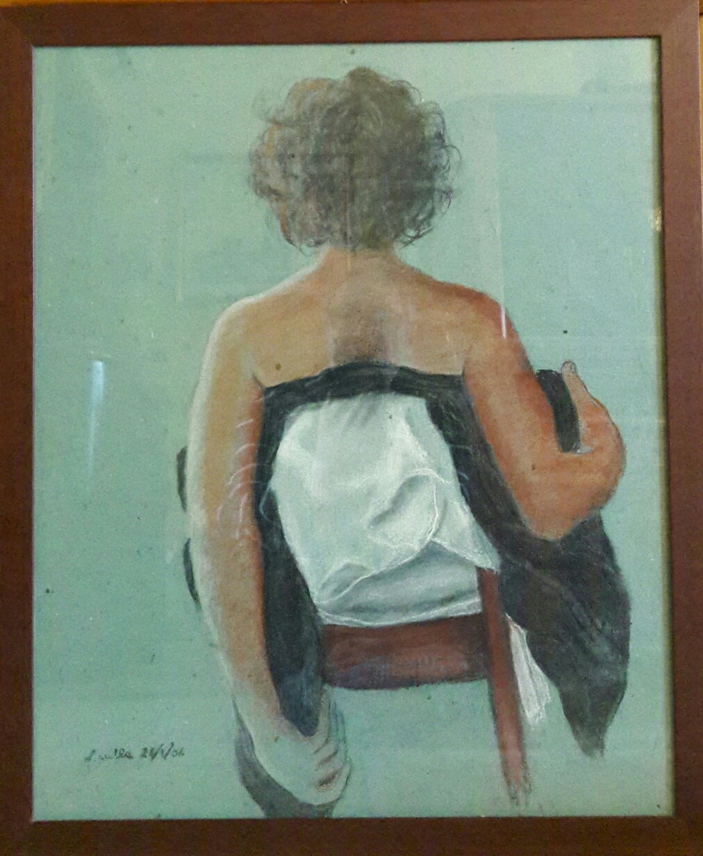 Lucilla Mongardi   carboncino a pastello 50x60 donazione base € 50