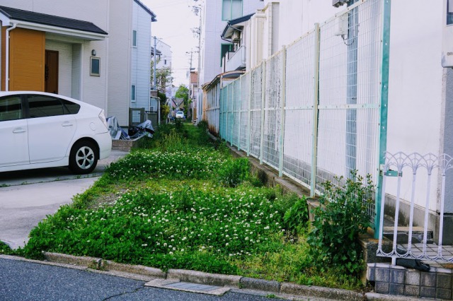 四女子小塚用水の痕跡を