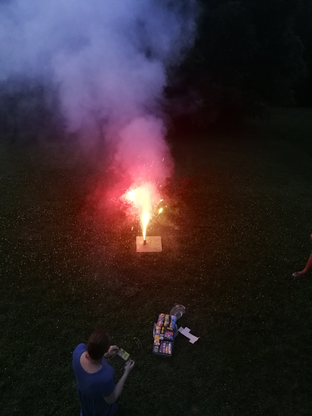unser Mini Feuerwerk