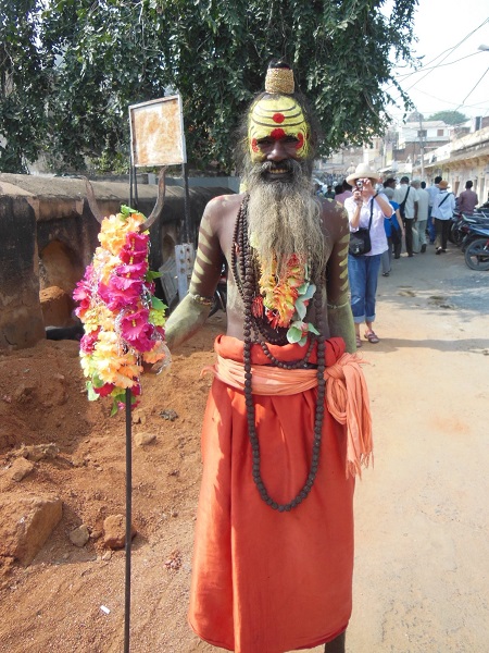 2013 A Holy Man at a Festival in the Indian city of Orcha