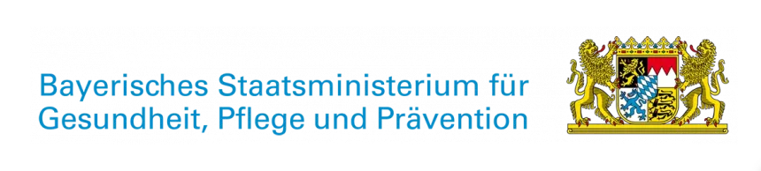 Logo Bayrisches Staatsministerium für Gesundheit, Pflege und Prävention