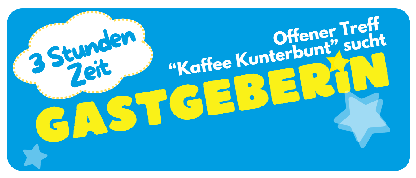 Ehrenamtliche Unterstützung in unserem Café gesucht - Klicke hier für mehr Infos
