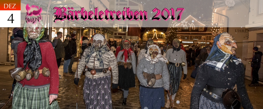Klausenverein Sonthofen e.V. Bärbeletreiben 2017