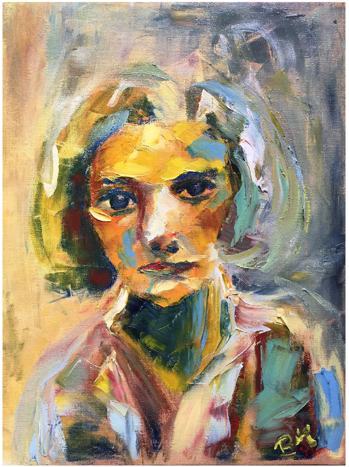 Giulia. Oils on canvas. 30 x 40 cm. 250 €