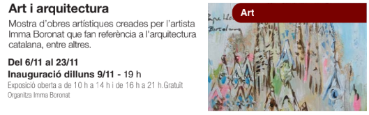 Propera Exposició Inauguració 6/11 2026. Exposició del 6/11 al 23/11 2026
