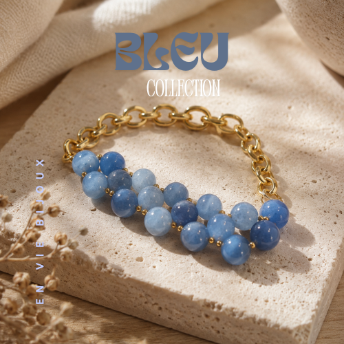 Bracelet Aventurine bleue