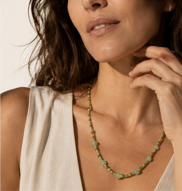 NATURE - Collier Aventurine -   38€