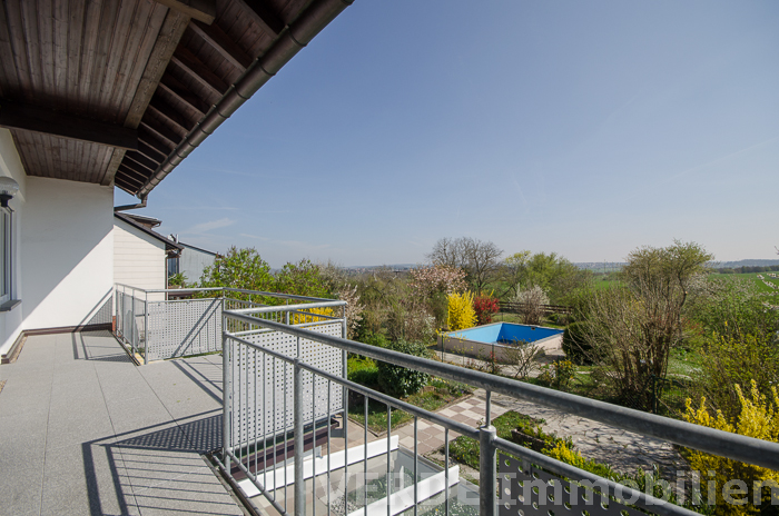 Ausblick Balkon